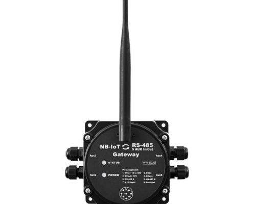 NB-IoT RS485 & 5 Ports AUX In / Out Gateway